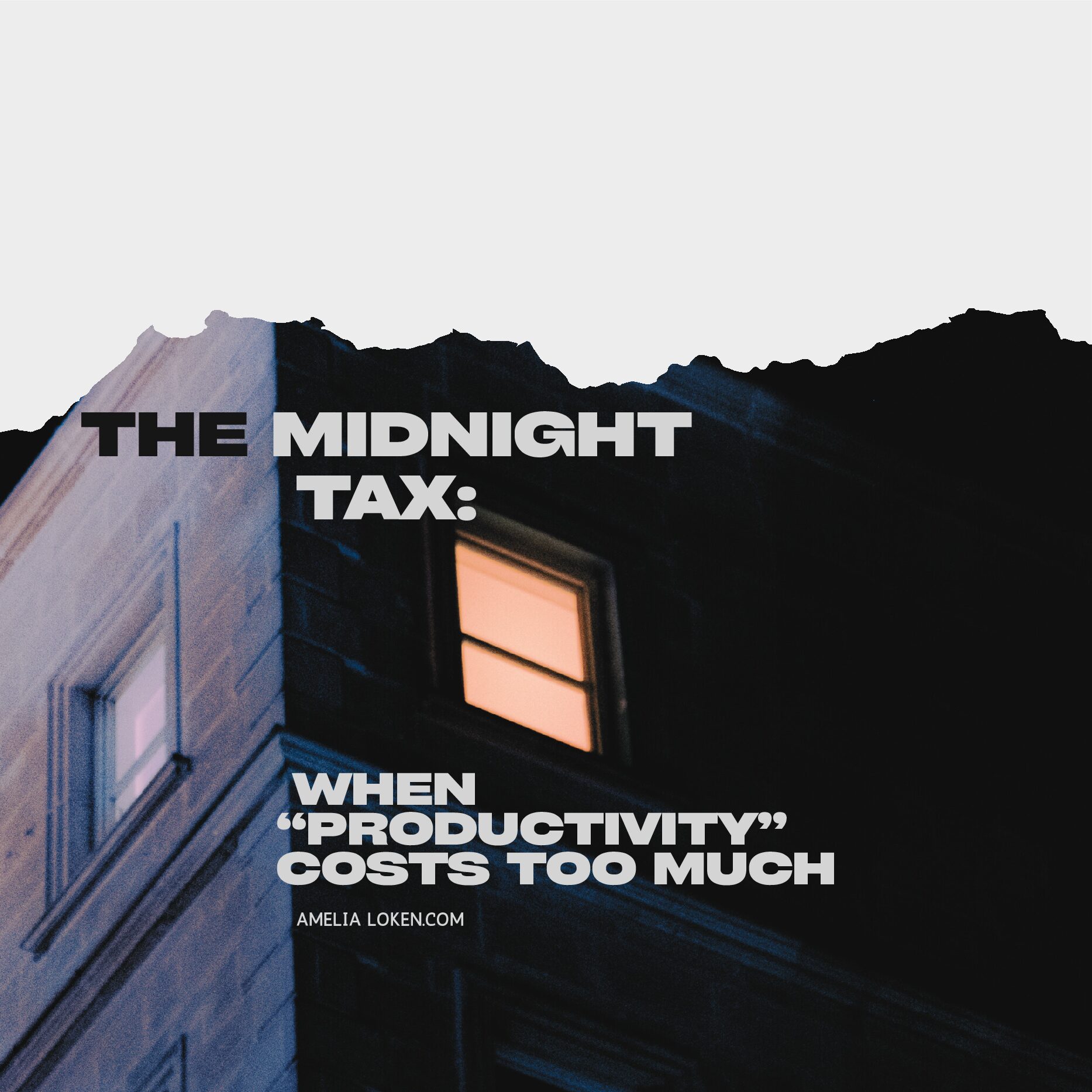 The Midnight Tax: When “Productivity” Costs Too Much